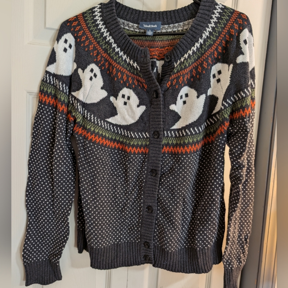 Halloween cardigan
